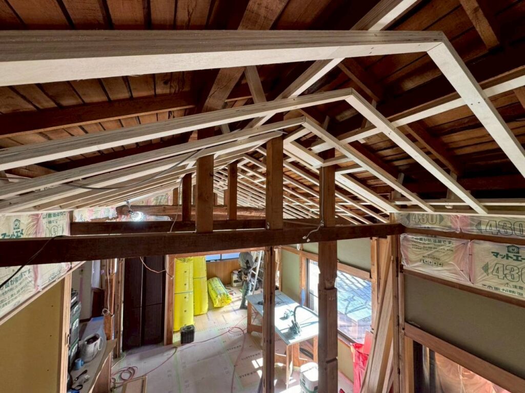 北本お蕎麦屋さん解体、床下地組み_260202_16